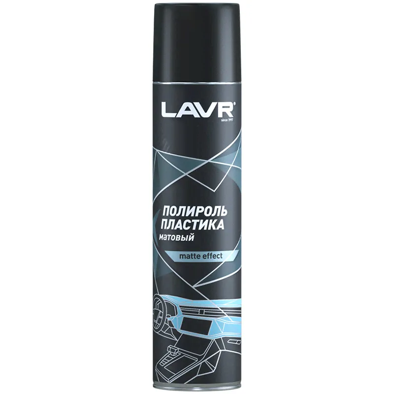 Полироль пластика "LAVR" матовый Ln1416 (400мл)
