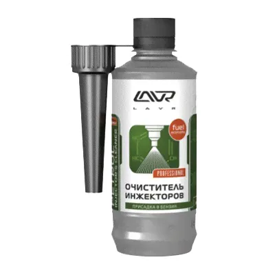 Ln2109 LAVR Очиститель инжектора,присадка в бензин (на 40-60л) с насадкой Injector Cleaner Petrol 310мл LAVR Ln2109